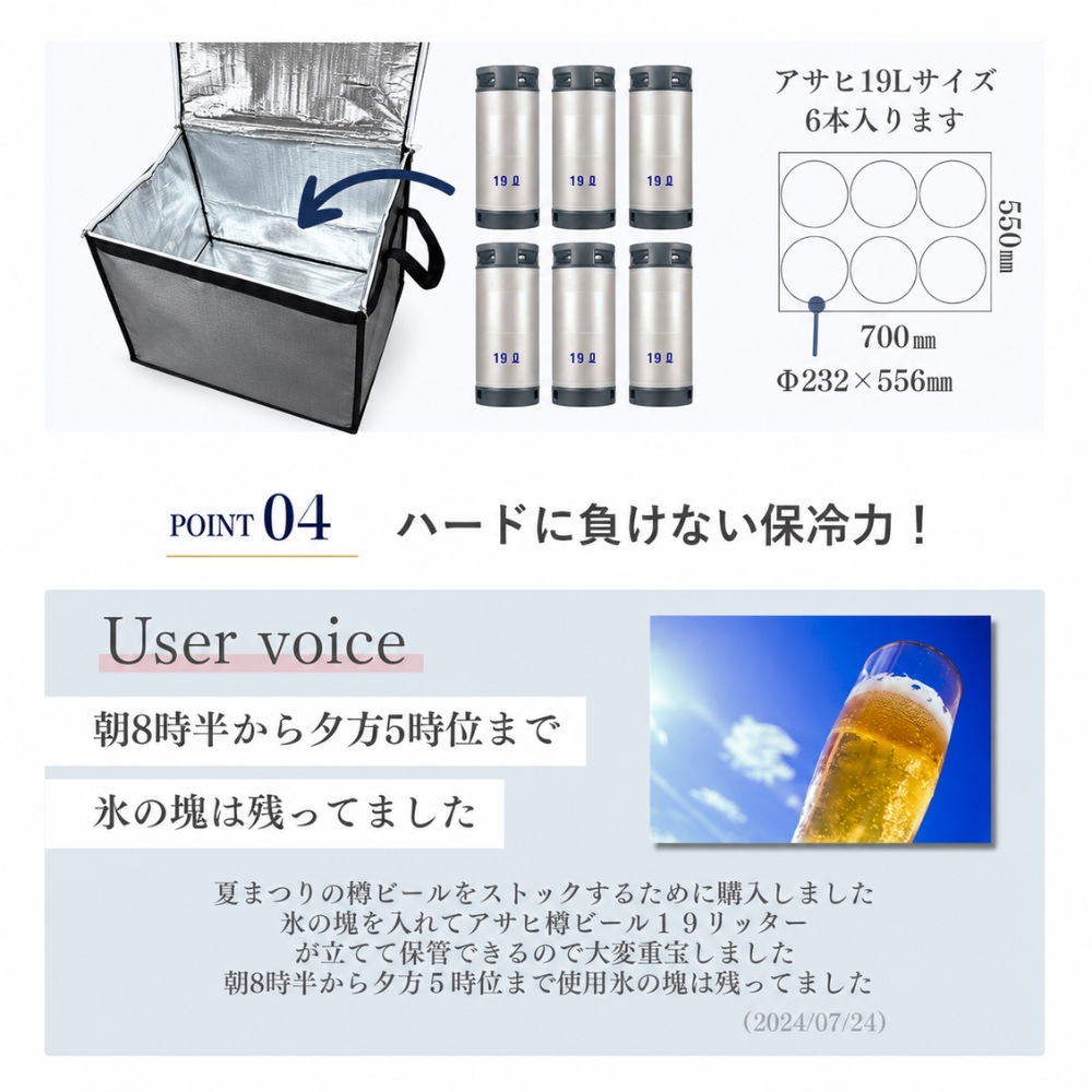クレート用保冷ボックス 230L 画像8